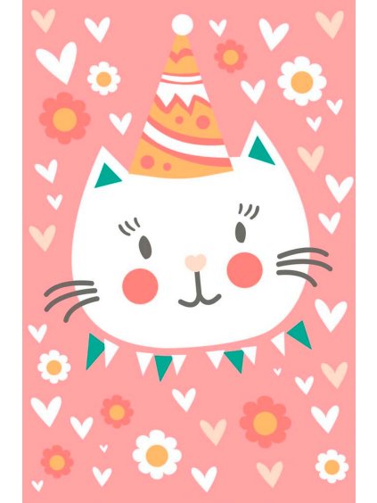 Blahoželanie 3D s obálkou Artebene Cat