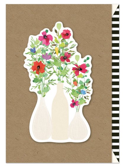 Ražené prianie s obálkou Artebene Flowers in a Vase