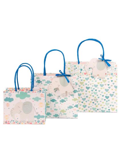 Darčeková taška set 3 veľ. Artebene Elephant