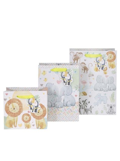 Darčeková taška set 3 veľ. Artebene Animals