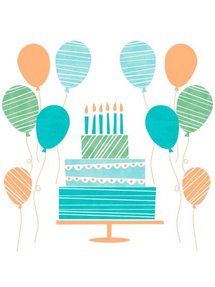 Papierové obrúsky 20 ks Artebene Cake