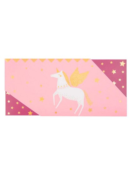 Darčeková obálka 23x11 cm Artebene Unicorn