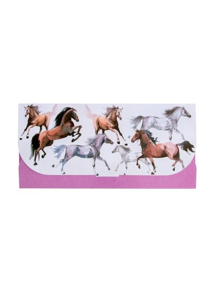 Darčeková obálka 23x11cm Artebene Horses
