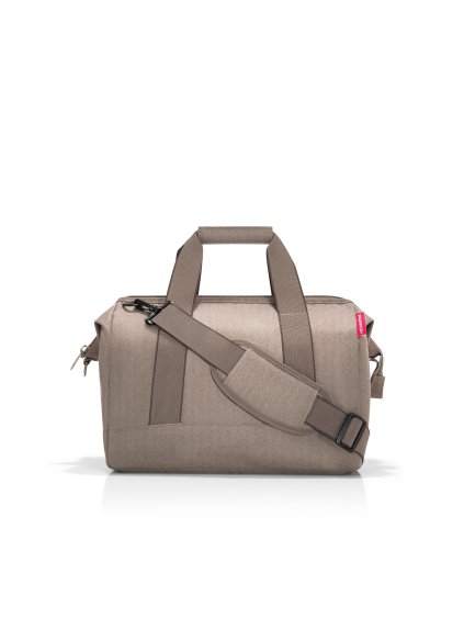 Cestovná taška Reisenthel Allrounder M Herringbone mokka
