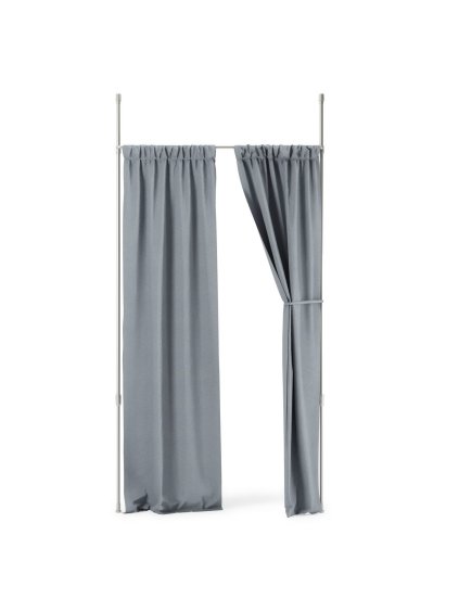 Teleskopický rám pre závesy a delenie priestoru Umbra ANYWHERE - strieborný