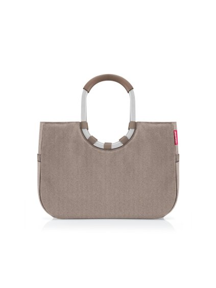 Nákupná taška Reisenthel Loopshopper L Herringbone mokka