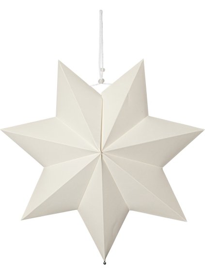 Papierová hviezda priemer 40 cm Star Trading Polar -biela