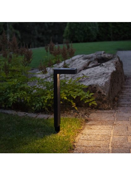 Solárne LED osvetlenie výška 38 cm Star Trading Vicini - čierne