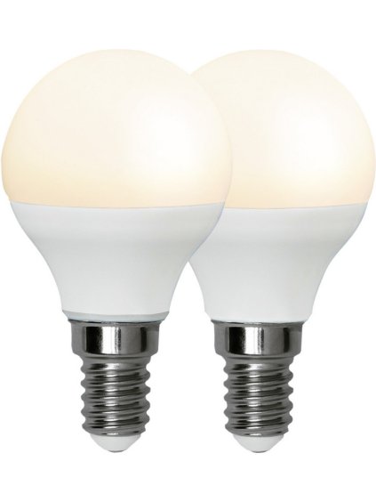 Žiarovka 2 ks LED E14 P45 470LM STAR TRADING Opaque Basic