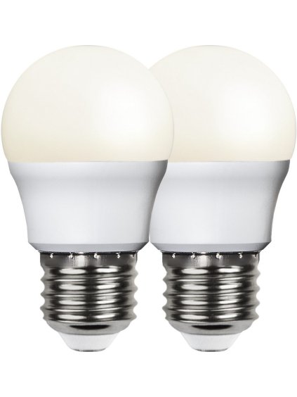 Žiarovka 2 ks LED E27 G45 470LM STAR TRADING Opaque Basic
