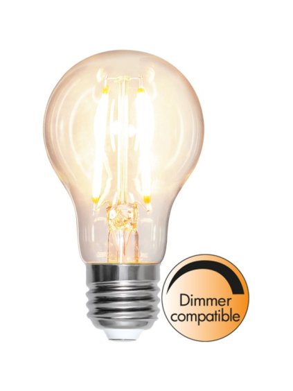 Stmievateľná LED žiarovka s vláknom E27 60W Star Trading Clear - číra