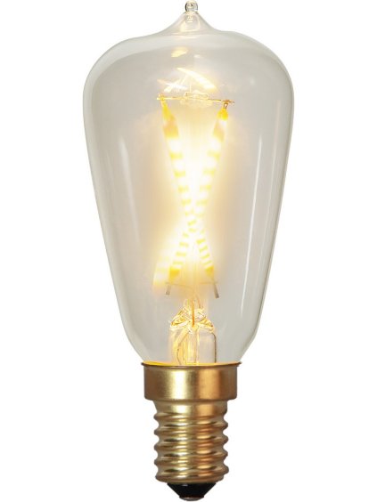 Dekoračná LED žiarovka E14 ST38 Star Trading Soft - číra