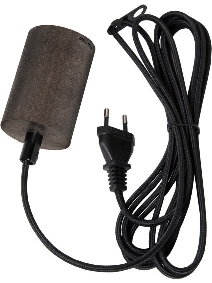 Závesný kábel s objímkou E27 dĺžka 3,5 m Star Trading Slim - hnedý