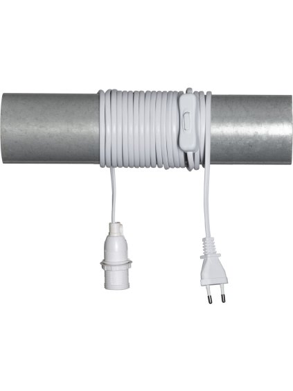 Kábel s objímkou E14 dĺžka 5 m Star Trading - biely