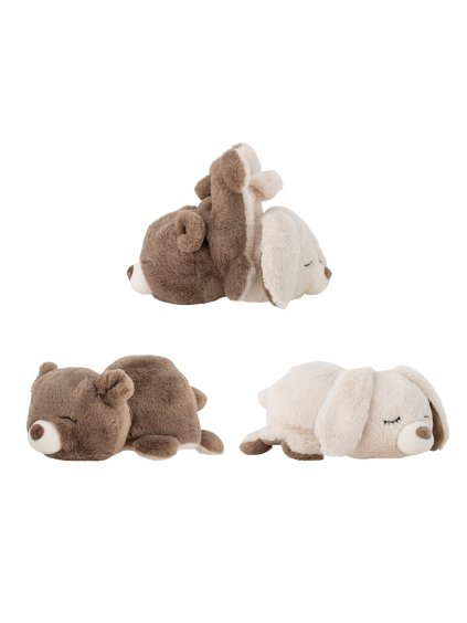 Obojstranná plyšová hračka BERTA Bloomingville - hnedá