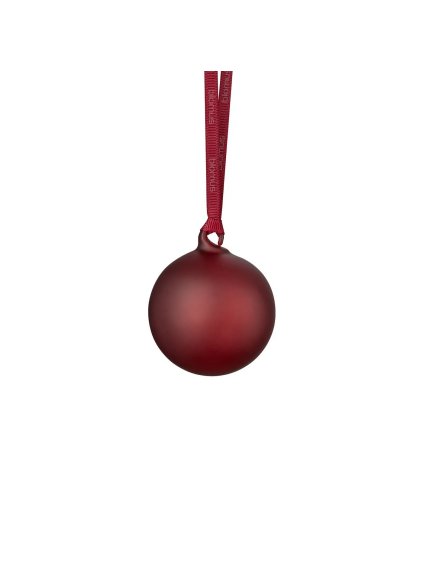 Sada 4 vianočných ozdôb priemer 7 cm Blomus JUHLA - červená