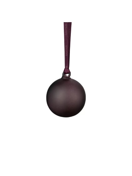 Sada 4 vianočných ozdôb priemer 7 cm Blomus JUHLA - fialová