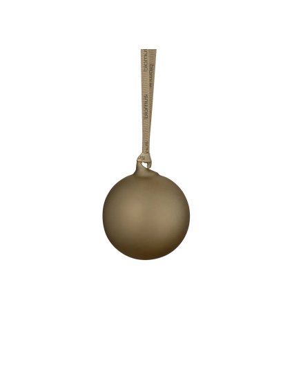 Sada 4 vianočných ozdôb priemer 7 cm Blomus JUHLA - hnedá