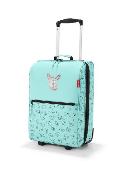 Detská taška na kolieskach Reisenthel Trolley XS kids Cats and dogs mint
