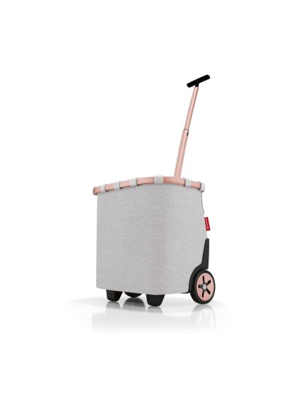 Nákupný košík na kolieskach Reisenthel Carrycruiser Frame Twist sky rose
