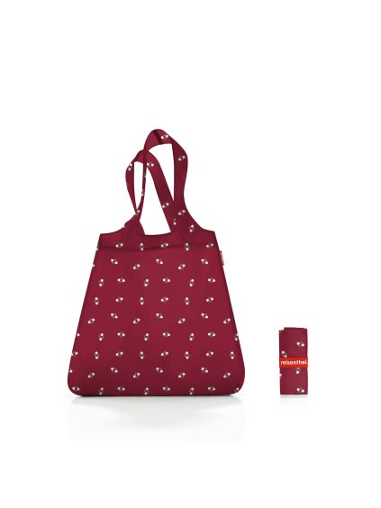 Ekologická taška Reisenthel Mini Maxi Shopper Bavaria dark ruby