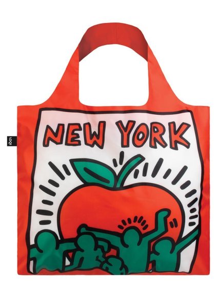 Skladacia nákupná taška LOQI KEITH HARING New York