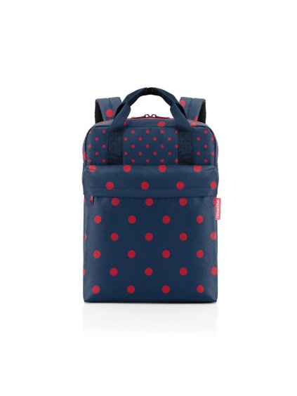Batoh Reisenthel Allday backpack M Mixed dots red
