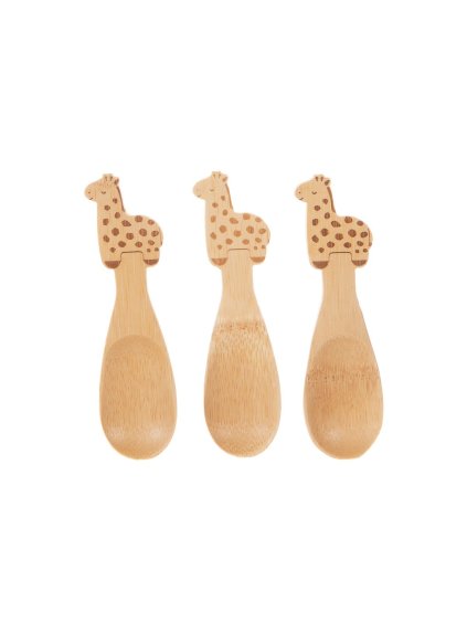 Bambusové lyžičky 3 ks Sass & Belle Gigi Giraffe
