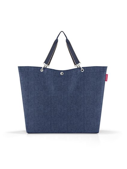 Nákupná taška Reisenthel Shopper XL Herringbone dark blue