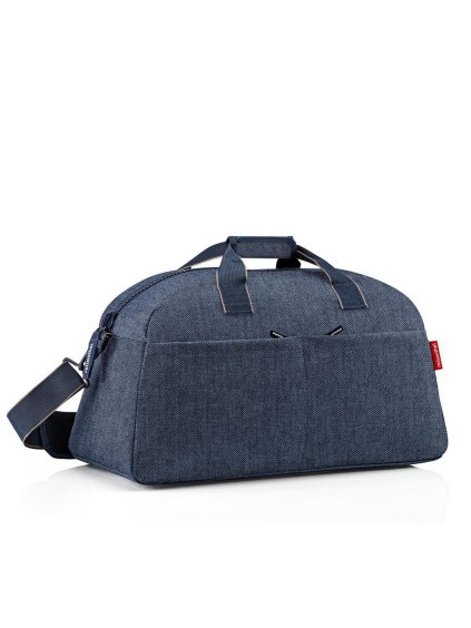 Cestovná taška Reisenthel Overnighter Herringbone dark blue