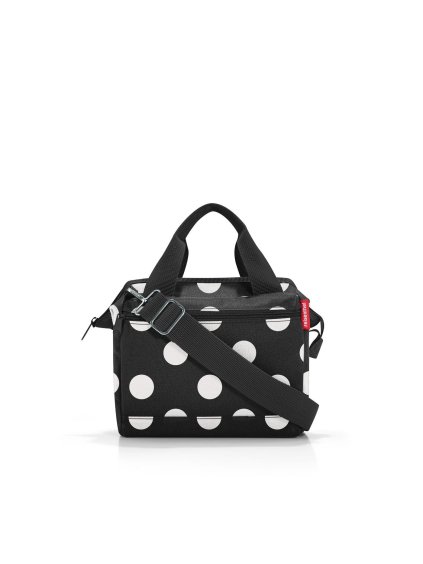Taška cez rameno Reisenthel Allrounder Cross Dots white