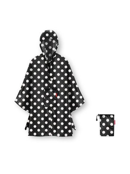 Poncho Reisenthel Mini Maxi Poncho Dots white