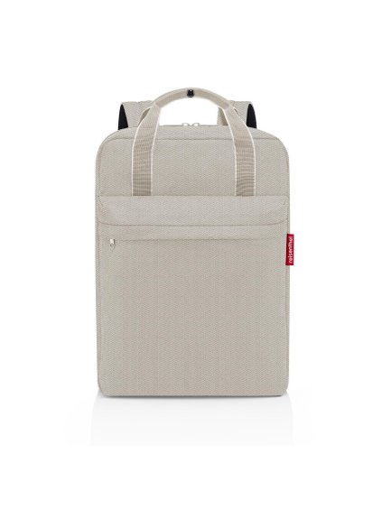 Batoh Reisenthel Allday backpack M Herringbone sand