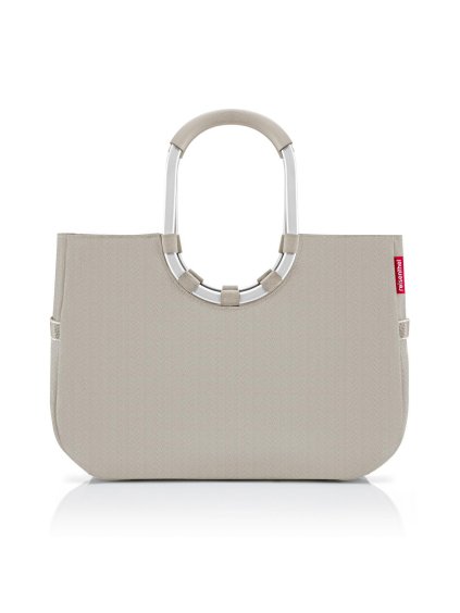 Nákupná taška Reisenthel Loopshopper L Herringbone sand