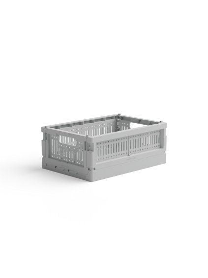 Skladacia prepravka mini Made Crate - misty grey