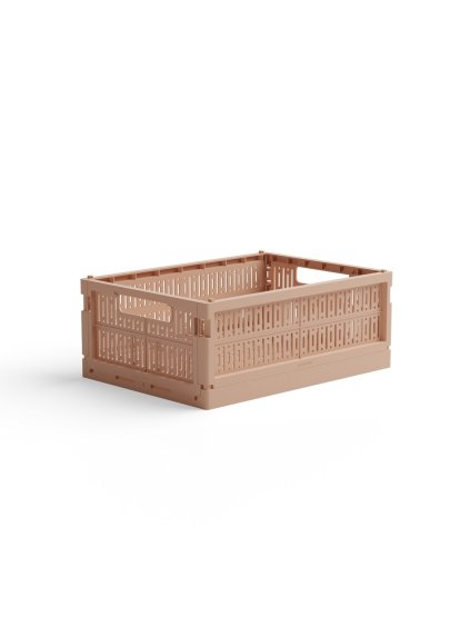 Skladacia prepravka midi Made Crate - blush