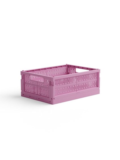 Skladacia prepravka midi Made Crate - soft fuchsia