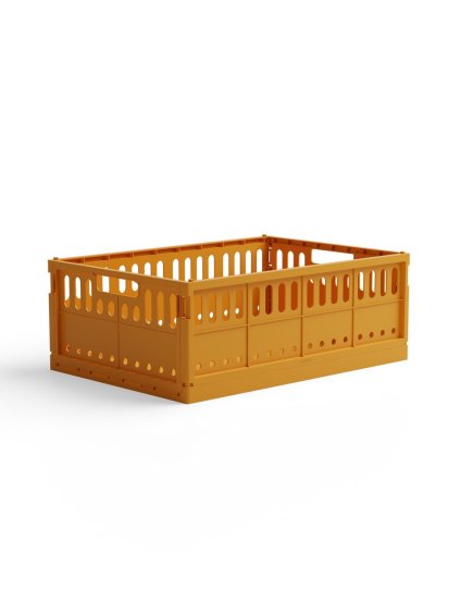 Skladacia prepravka maxi Made Crate - mustard