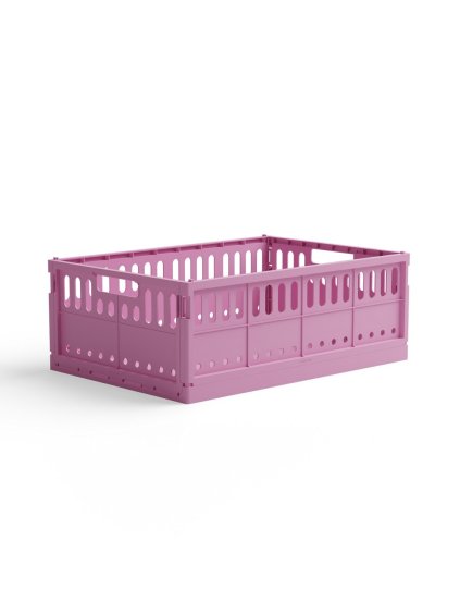 Skladacia prepravka maxi Made Crate - soft fuchsia