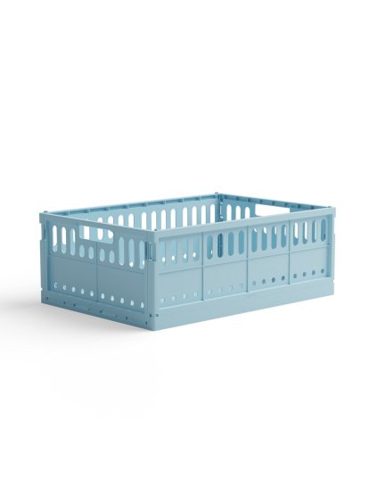 Skladacia prepravka maxi Made Crate - crystal blue