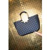 Nákupná taška Reisenthel Loopshopper L Frame Metallic dots blue #17