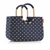 Nákupná taška Reisenthel Loopshopper L Frame Metallic dots blue #3
