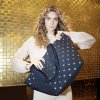 Nákupná taška cez rameno Reisenthel Shopper M Metallic dots blue #2