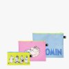 Taštičky na zips 3 ks LOQI MOOMIN Together