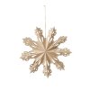 Závesná vianočná dekorácia priemer 30 cm Broste SNOWFLAKE-M - prírodná