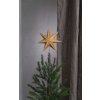 Vianočná hviezda na stromček výška 33 cm Star Trading Isa - zlatá #4