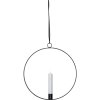 Vianočná svetelná dekorácia výška 30 cm Star Trading Flamme Ring - čierna #2