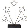 Svietiaca LED dekorácia výška 27,5 cm Star Trading Stary - čierna #2