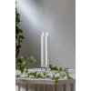 LED sviečka 2 ks výška 25 cm Star Trading Flamme Stripe - biele #4
