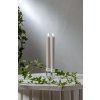 LED sviečka 2 ks výška 25 cm Star Trading Flamme Stripe - béžové #4